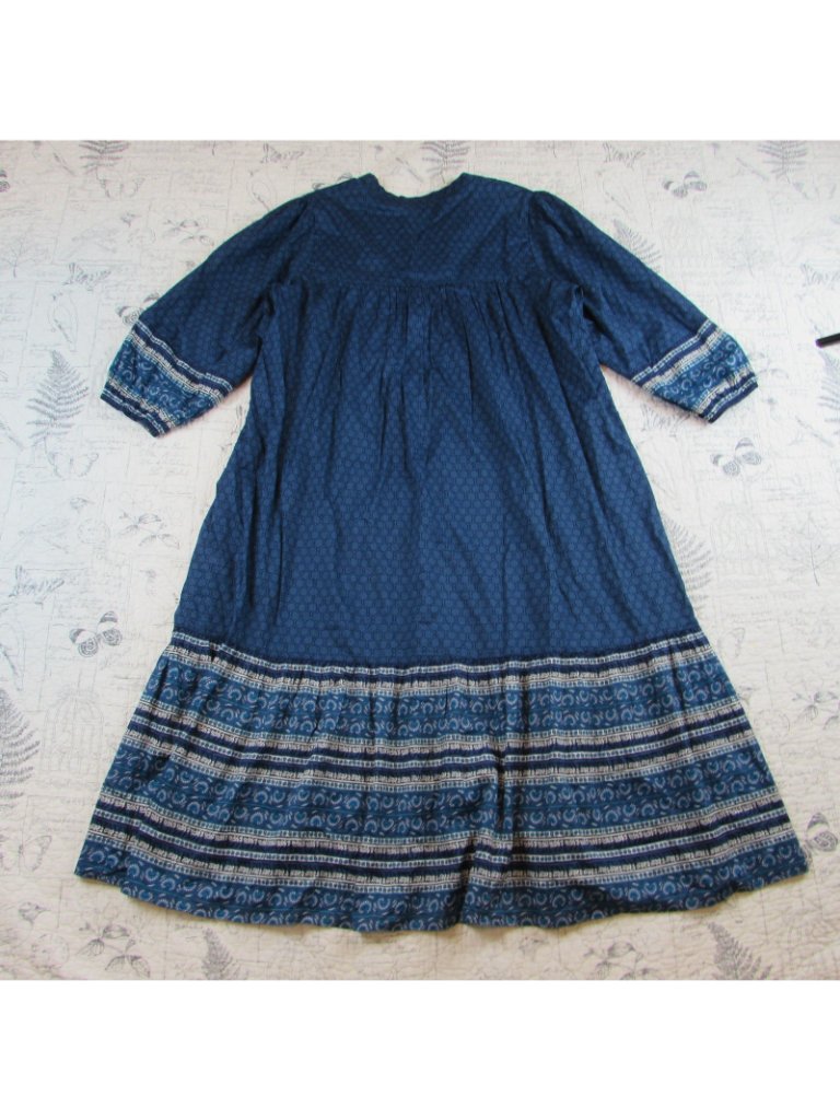 New Uniqlo X Anna Sui Women’s Dress Collaboration Cottage Core Light Weight Sz L — image 8 of 8
